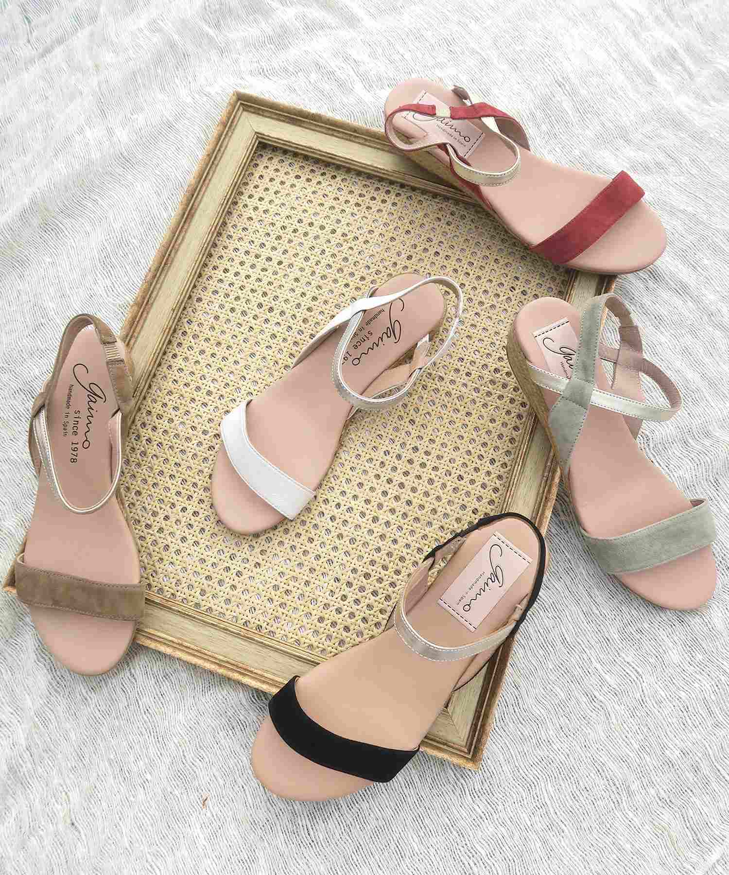 Gaimo Bicolor Strap Sandals
