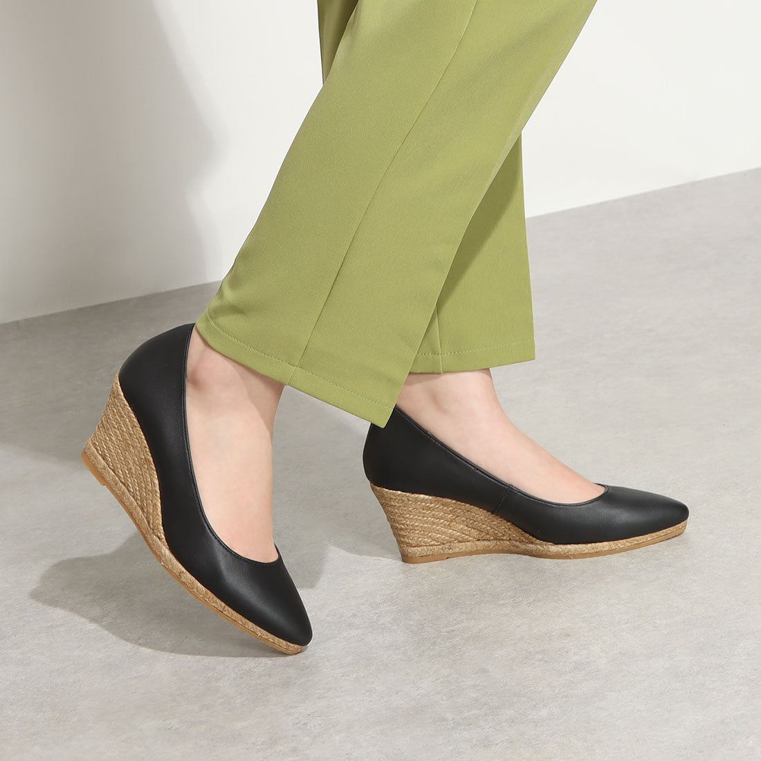 ガイモ gaimo ポインテッドエスパドリーユサンダル