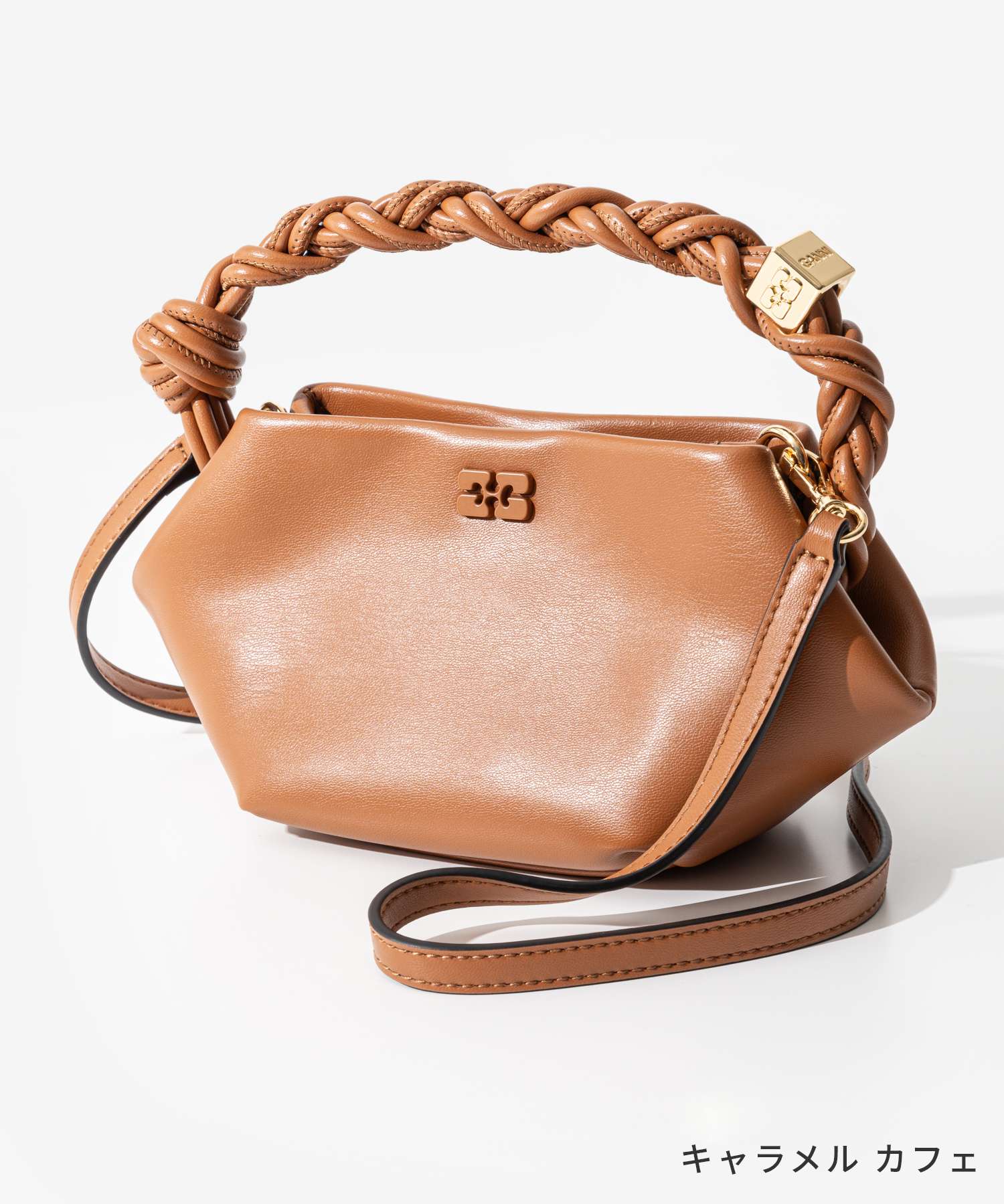 ガニー GANNI Ganni Bou Bag Mini A5379 A5380 A5382 A5387 A5590 A5591 5894 レディース ハンドバッグ ミニ 2way (ブラック) ブラック