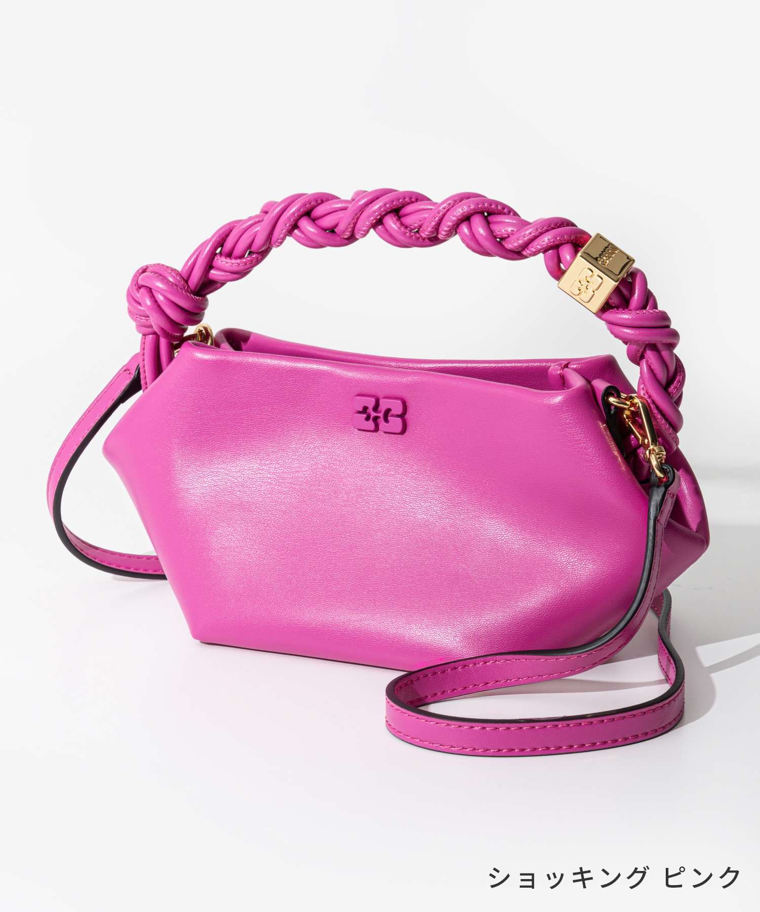 ガニー GANNI Ganni Bou Bag Mini A5379 A5380 A5382 A5387 A5590 A5591 5894 レディース ハンドバッグ ミニ 2way (ブラック) ブラック