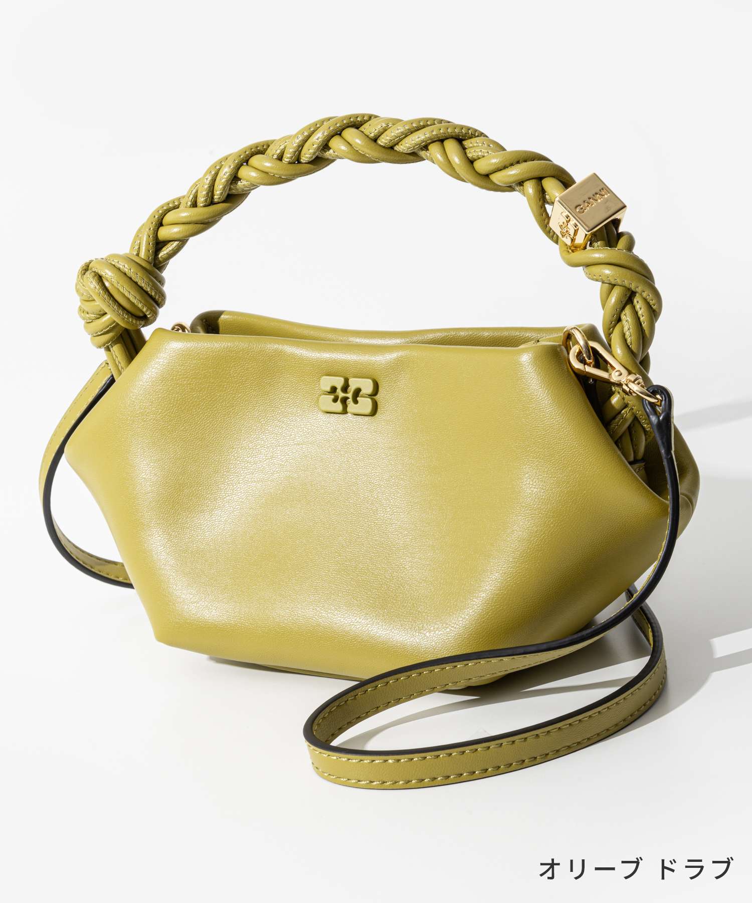 ガニー GANNI Ganni Bou Bag Mini A5379 A5380 A5382 A5387 A5590 A5591 5894 レディース ハンドバッグ ミニ 2way (ブラック) ブラック