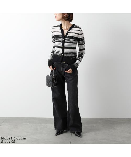 ガニー GANNI GANNI カーディガン Soft Wool Stripe Cardigan ニット (K2257/271/Skyway) K2257/271/Skyway
