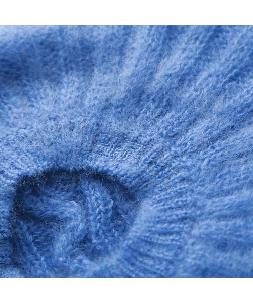 ガニー GANNI GANNI ベレー帽 Oversized Brushed Mohair Rib Beret A5106 5892