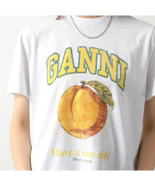 GANNI GANNI Short Sleeve T-shirt Basic Jersey Relaxed T-shirt