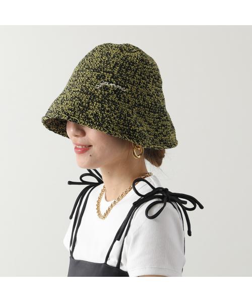 GANNI GANNI Bucket Hat Cotton Crochet Bucket Hat