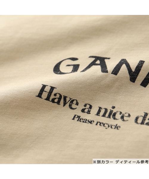 GANNI GANNI Short Sleeve T-shirt Basic Jersey Ganni Relaxed T-shirt