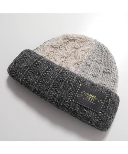 ガニー GANNI GANNI ニット帽 A6661 5940 ニットキャップ (999/Multicolour/グレー) 999/Multicolour/グレー