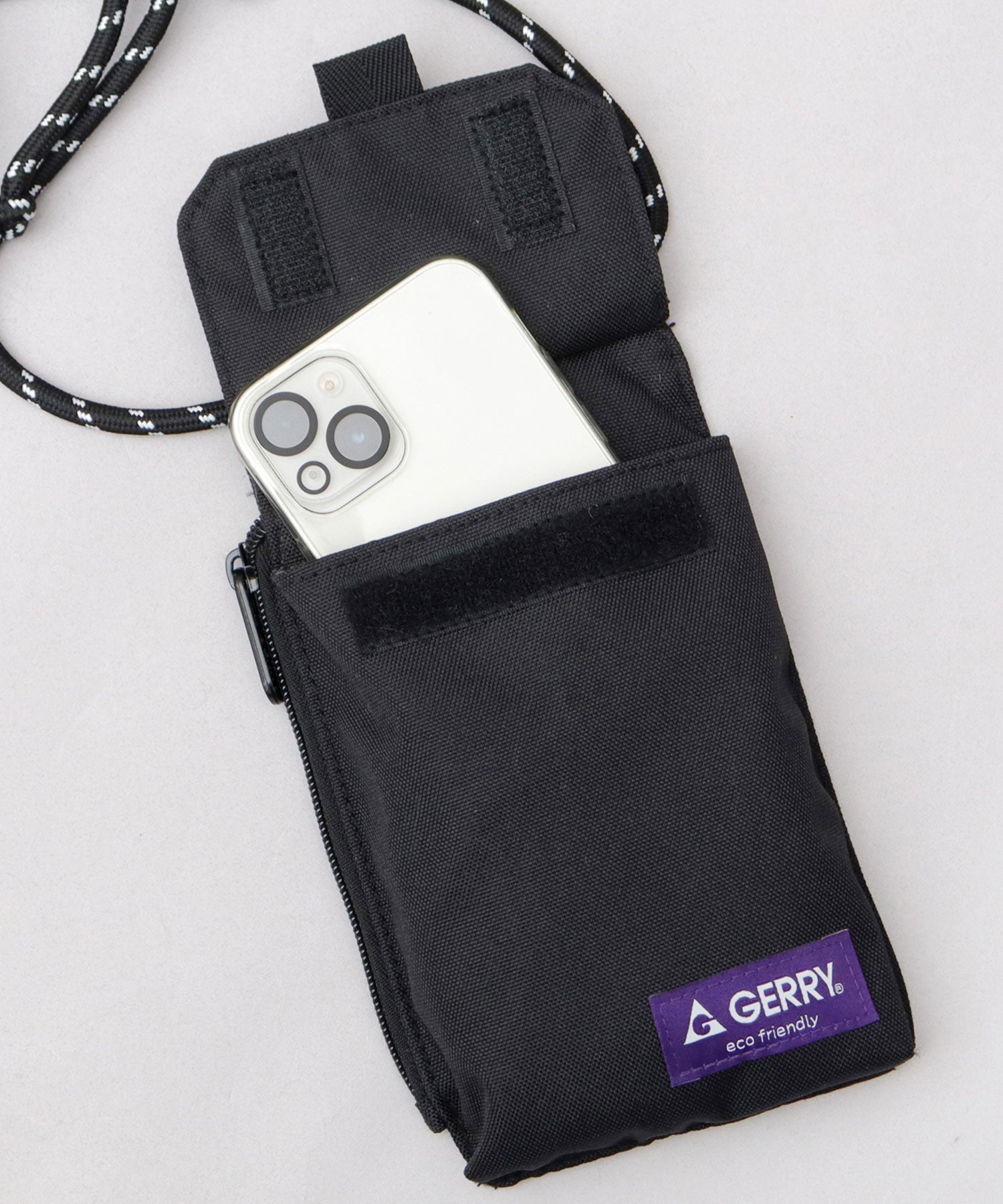 ジェリー GERRY 撥水加工 リサイクルポリエステル スマホ マルチミニショルダーバッグ (ベージュ) ベージュ