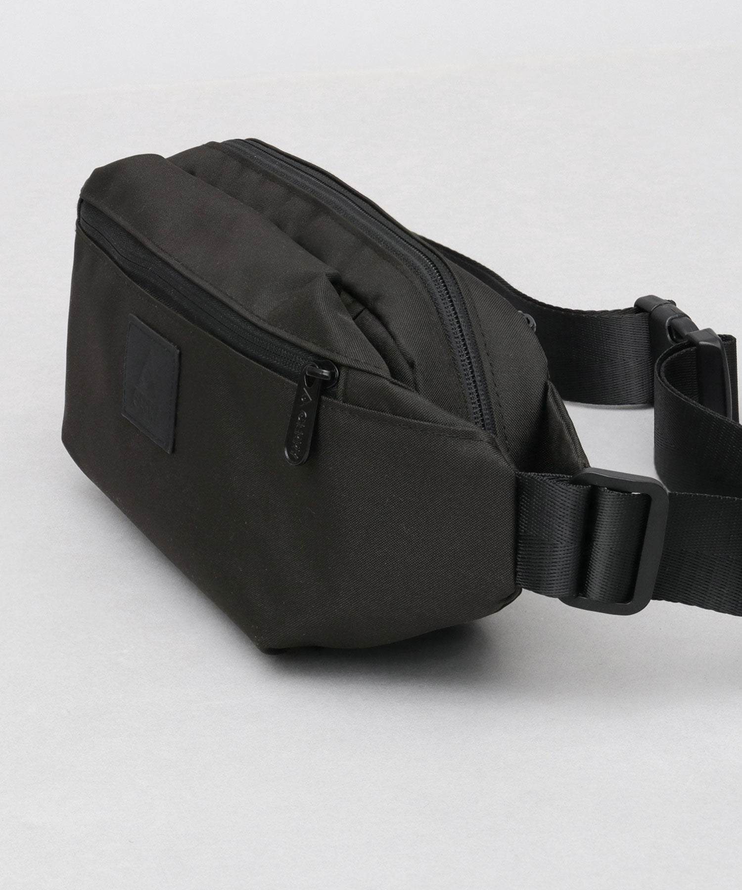 ジェリー GERRY 撥水加工 ウエスト ボディバッグ (ブラック) ブラック