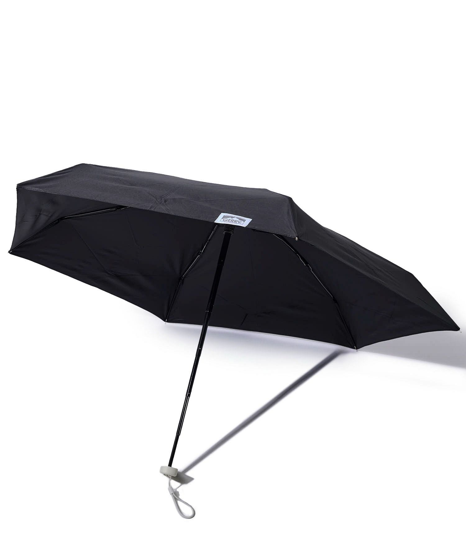 ジェリー GERRY 【GERRY / ジェリー】50㎝ コンパクト晴雨兼用 折畳み傘 遮光 遮熱 日傘 (ブラック) ブラック