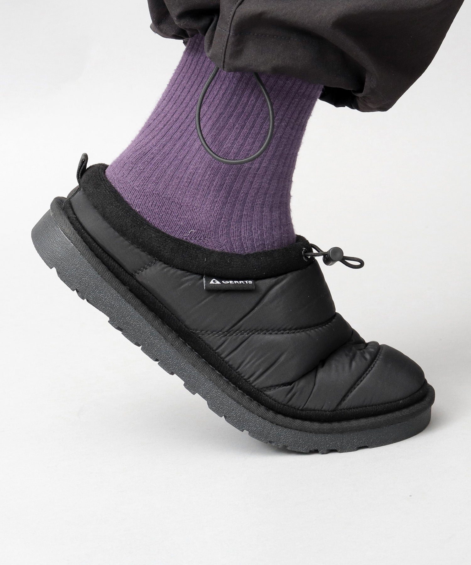 ジェリー GERRY モックシューズ メンズ サボサンダル (ブラック) ブラック