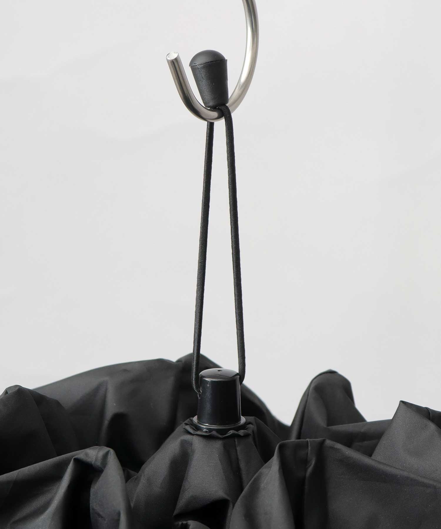 ジェリー GERRY 超撥水 軽量・スリム スマート メンズ折傘 大きめサイズ 58cm カラビナ付き (ベージュ) ベージュ