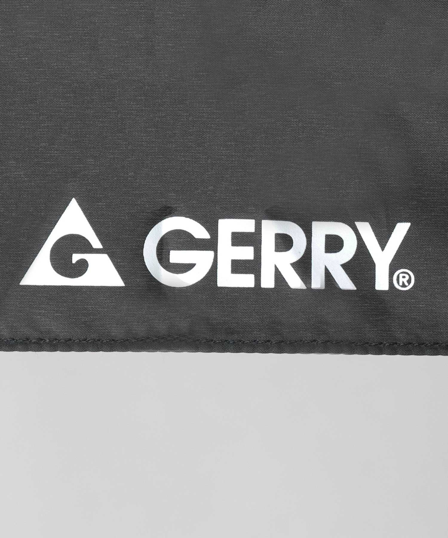 ジェリー GERRY 超撥水 軽量・スリム スマート メンズ折傘 大きめサイズ 58cm カラビナ付き (ベージュ) ベージュ