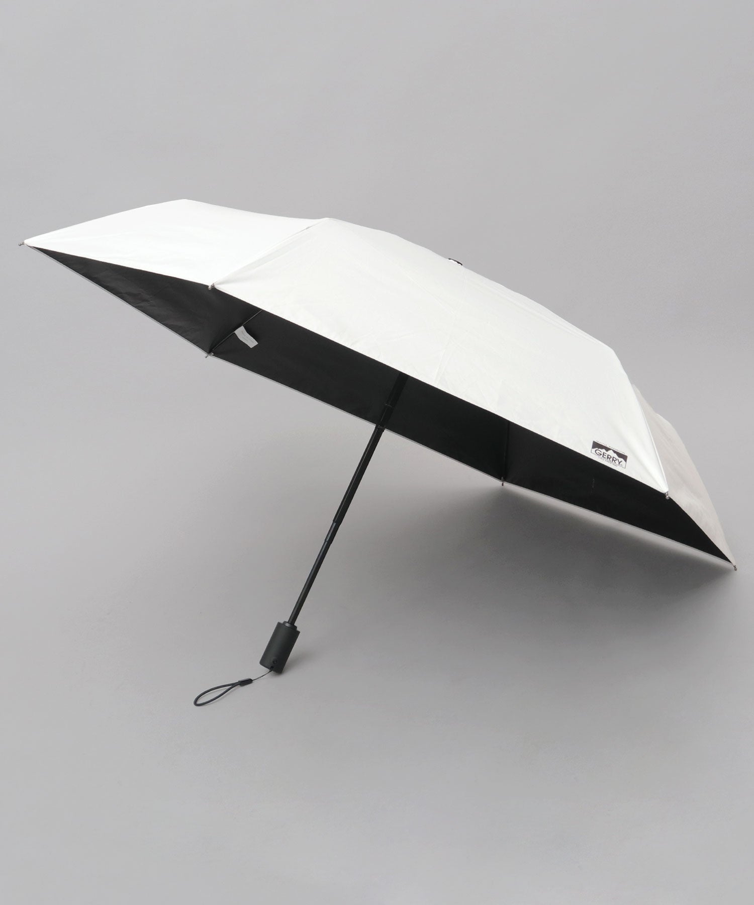 ジェリー GERRY 晴雨兼用 自動開閉式 折り畳み メンズ日傘 55cm 軽量モデル (オフホワイト) オフホワイト
