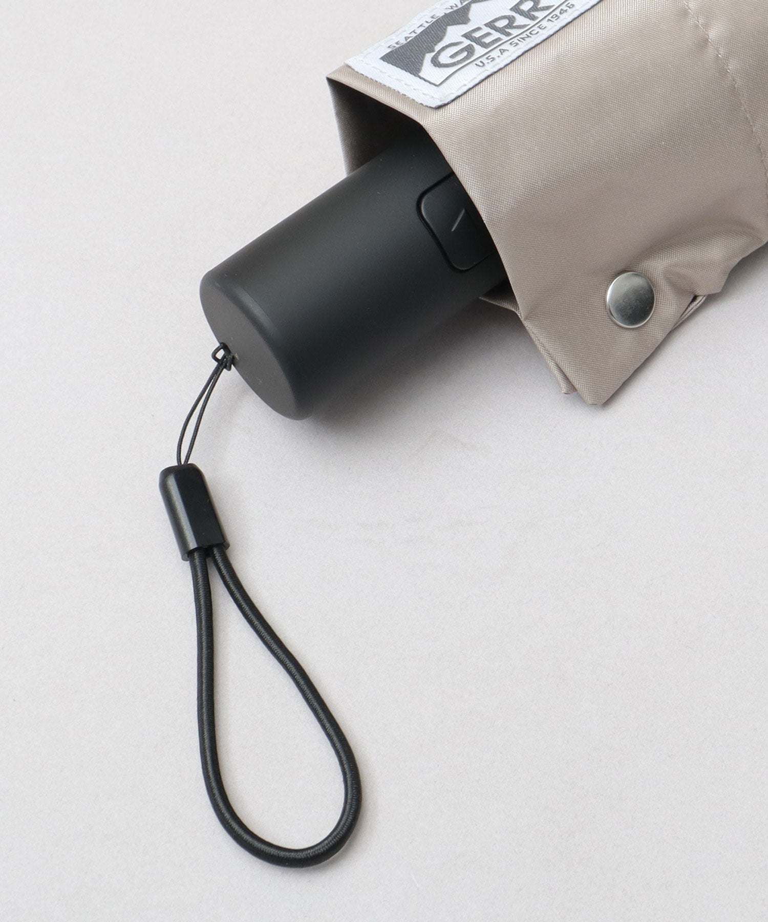 ジェリー GERRY 晴雨兼用 自動開閉式 折り畳み メンズ日傘 55cm 軽量モデル (オフホワイト) オフホワイト