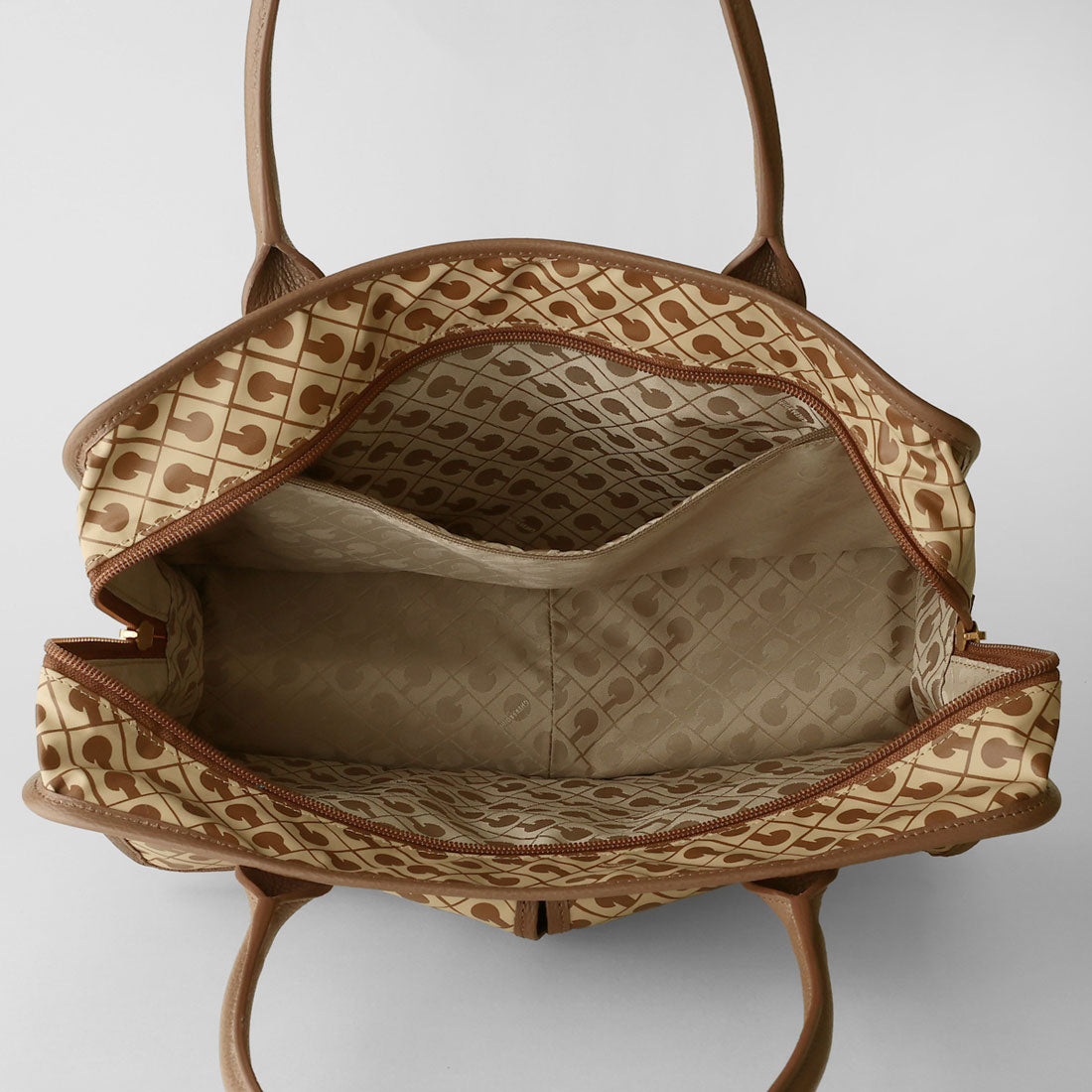 ゲラルディーニ GHERARDINI ハンドバッグ ソフティ HAND BAG GH0202 TABACCO/BURRO (タバッコ ブーロ) タバッコ ブーロ