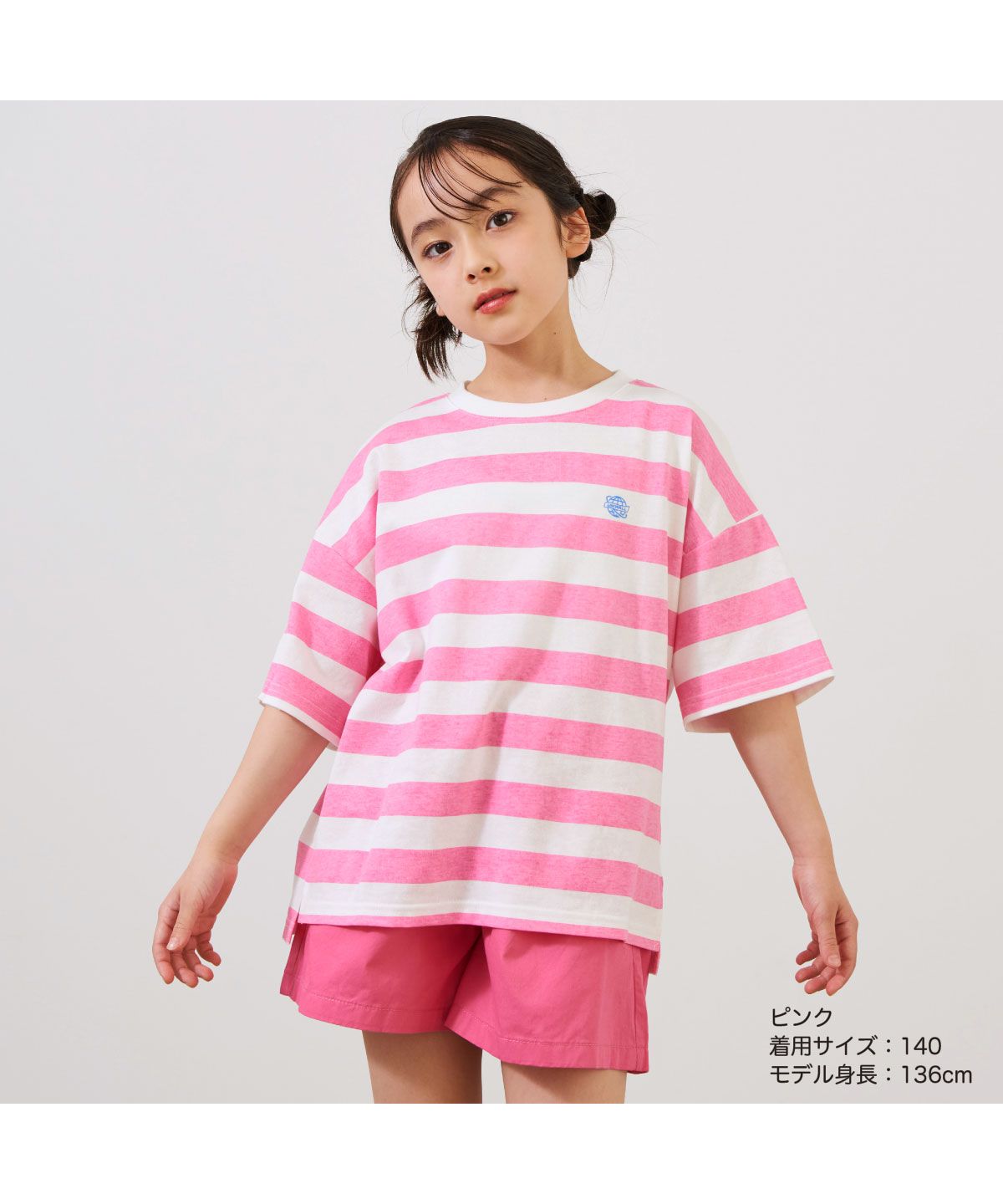 ディフィット D.FIT ボーダーBIG Tシャツ