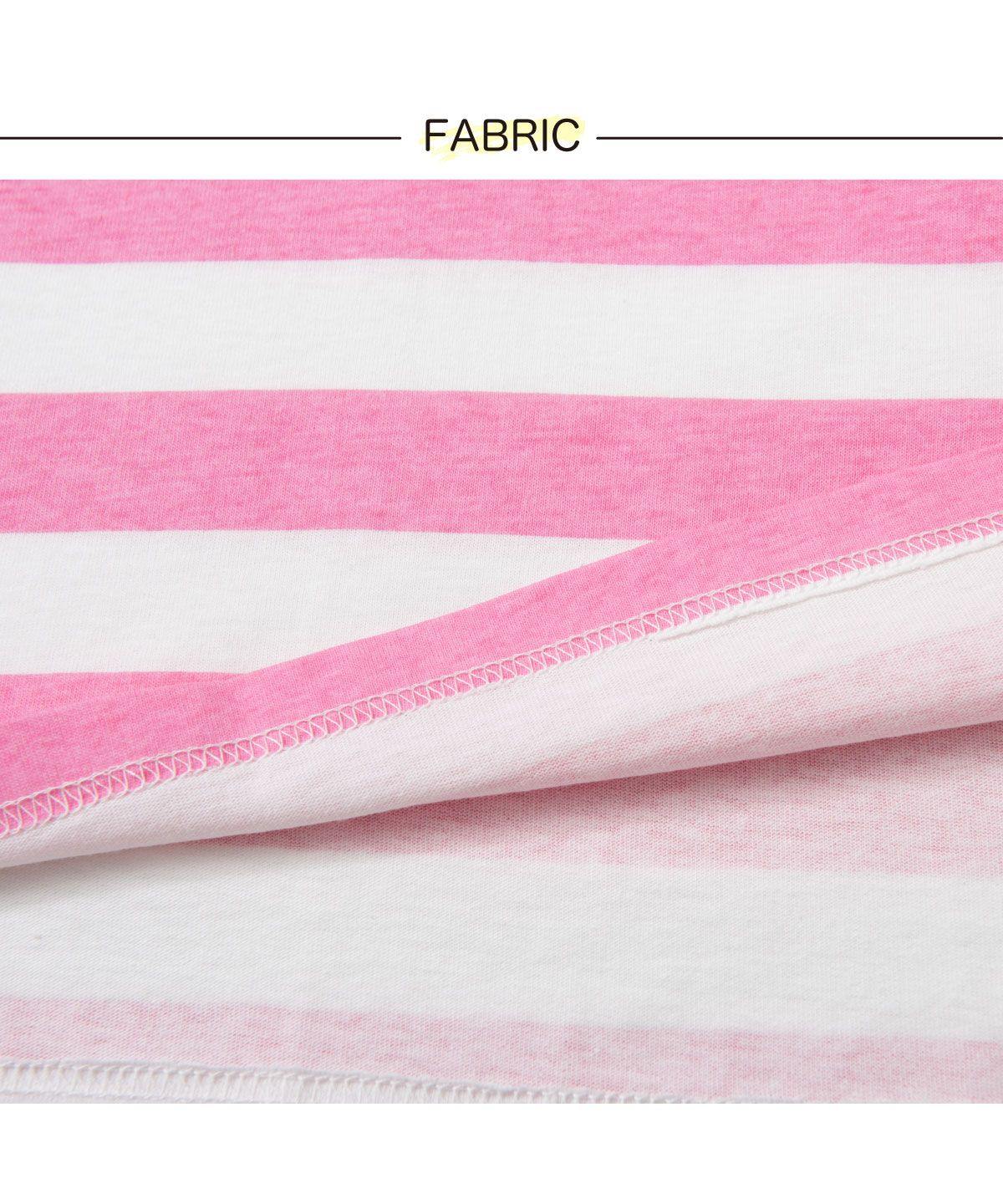 ディフィット D.FIT ボーダーBIG Tシャツ