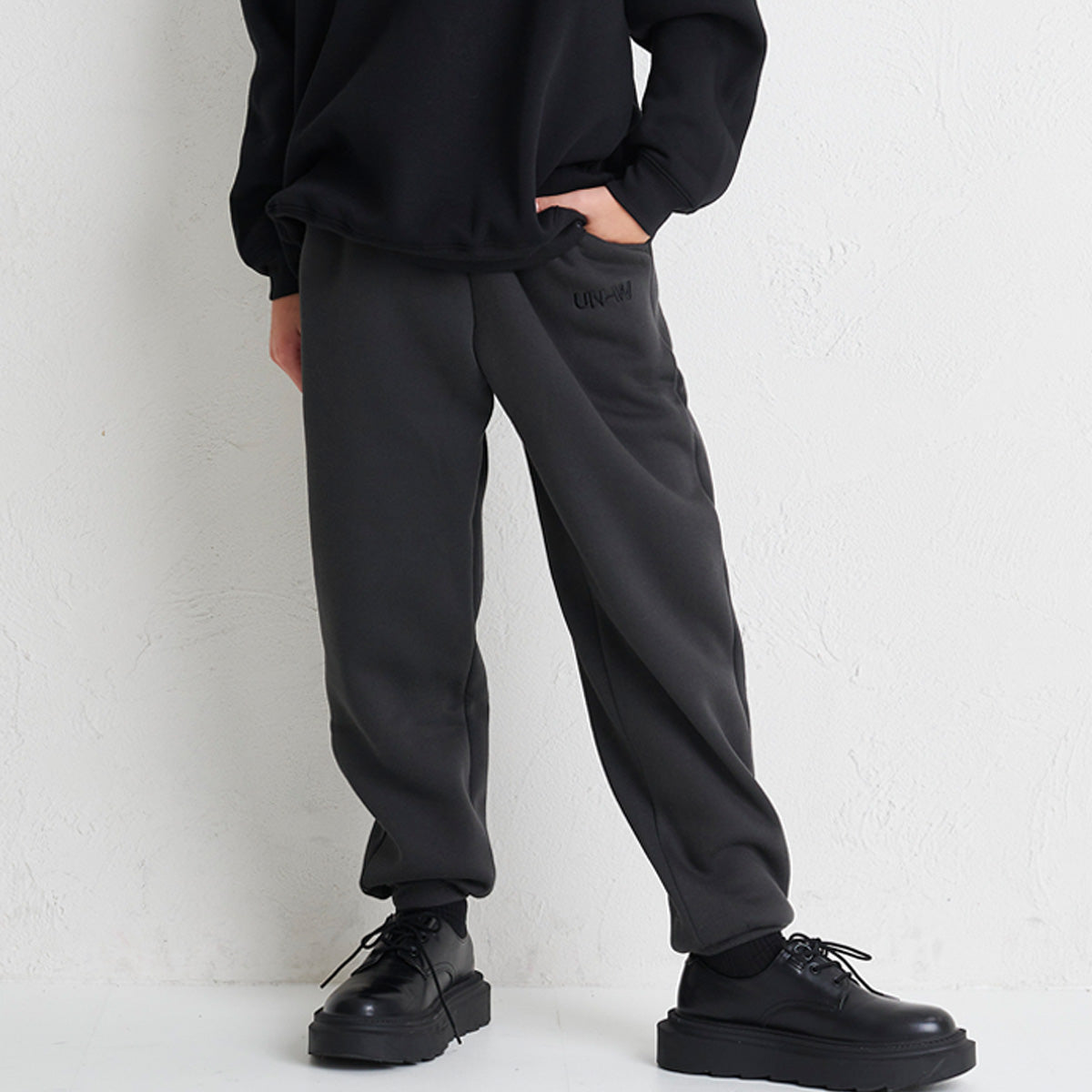 D.FIT Fleece Lined Sweatpants with Pockets Children's Clothing Long Pants Bottoms