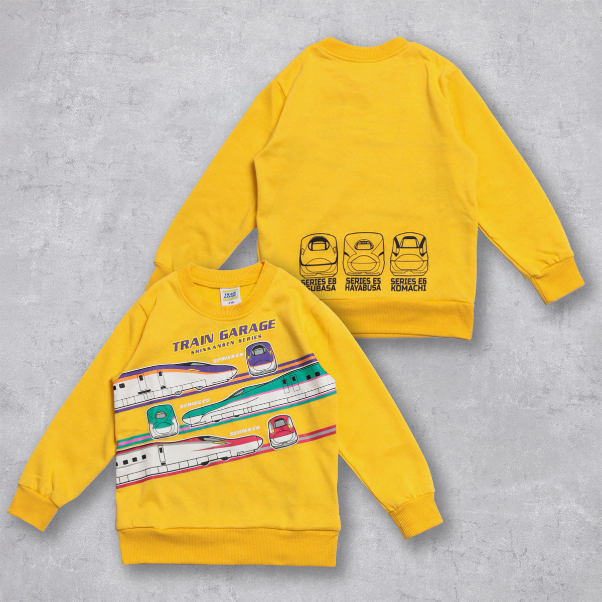 ディフィット D.FIT 新幹線 裏毛トレーナー (YELLOW) YELLOW