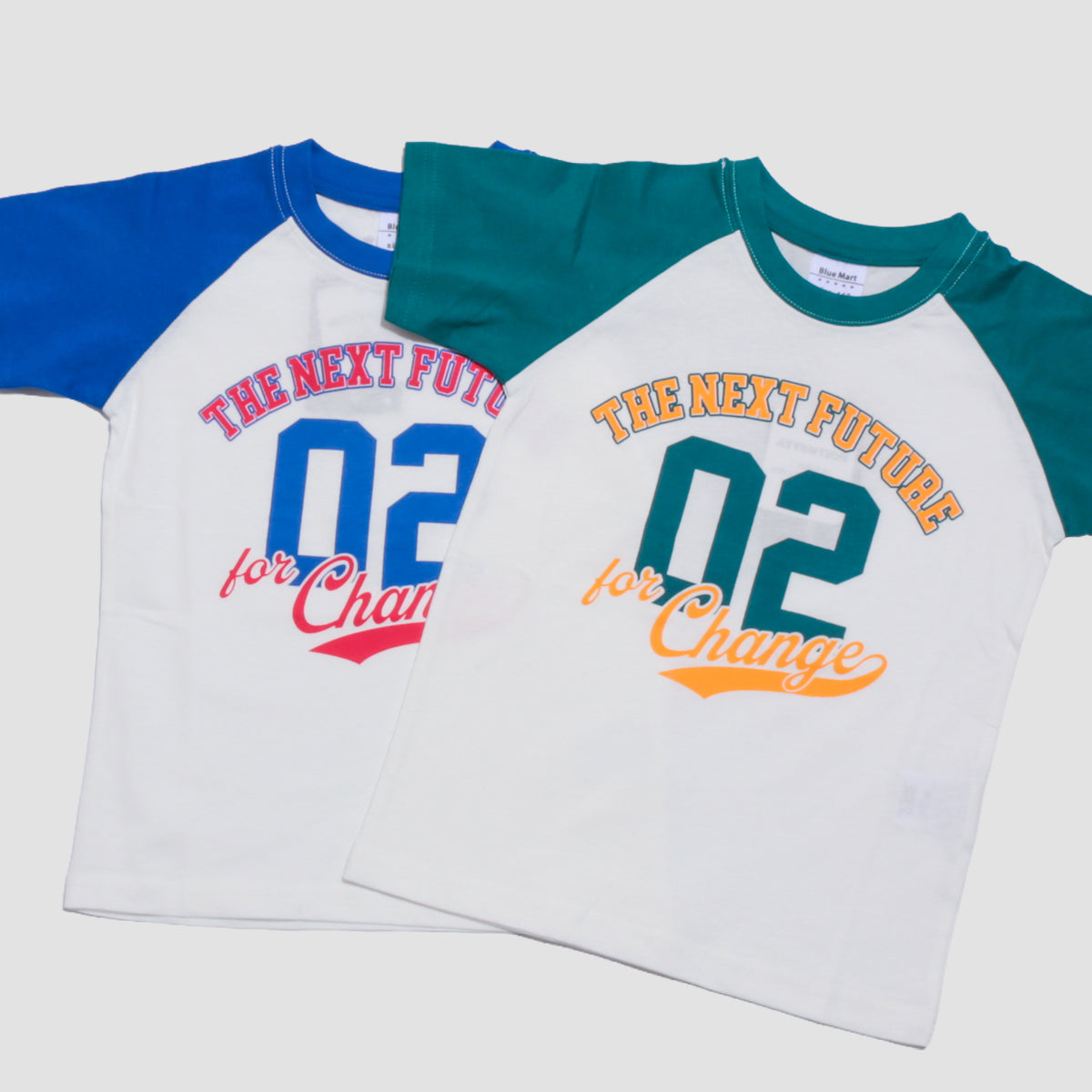 ディフィット D.FIT ラグラン 半袖プリントTシャツ (BLUE) BLUE