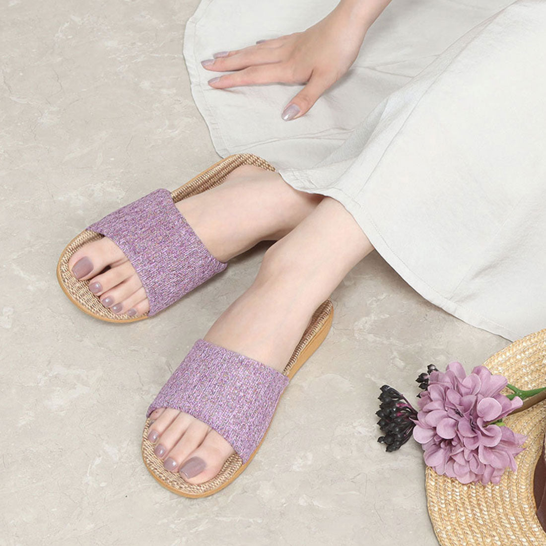 GIO&GIA Women's and Men's Room Shoes, Slippers, Indoor Wear, Quiet, Lightweight, Anti-Slip, For Guests, For Rooms