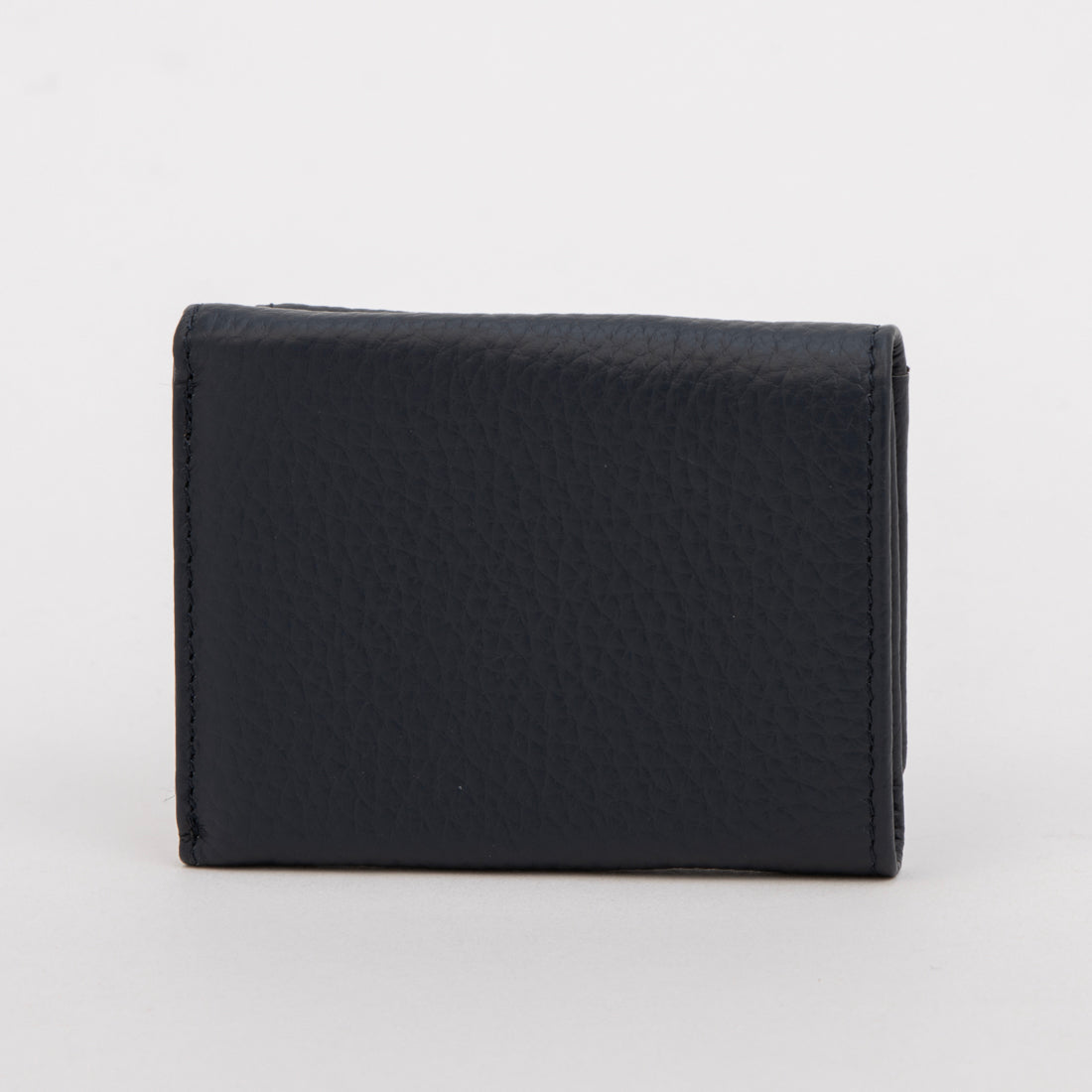 ジオアンドジア GIO&GIA ミニ財布 三つ折り財布 本革 牛革 ミニウォレット 小さい 軽い財布 小銭入れ コンパクト (ネイビー) ネイビー