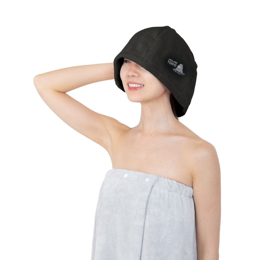 グローバルジャパン GLOBAL JAPAN トドのうサウナハット (ブラック) ブラック