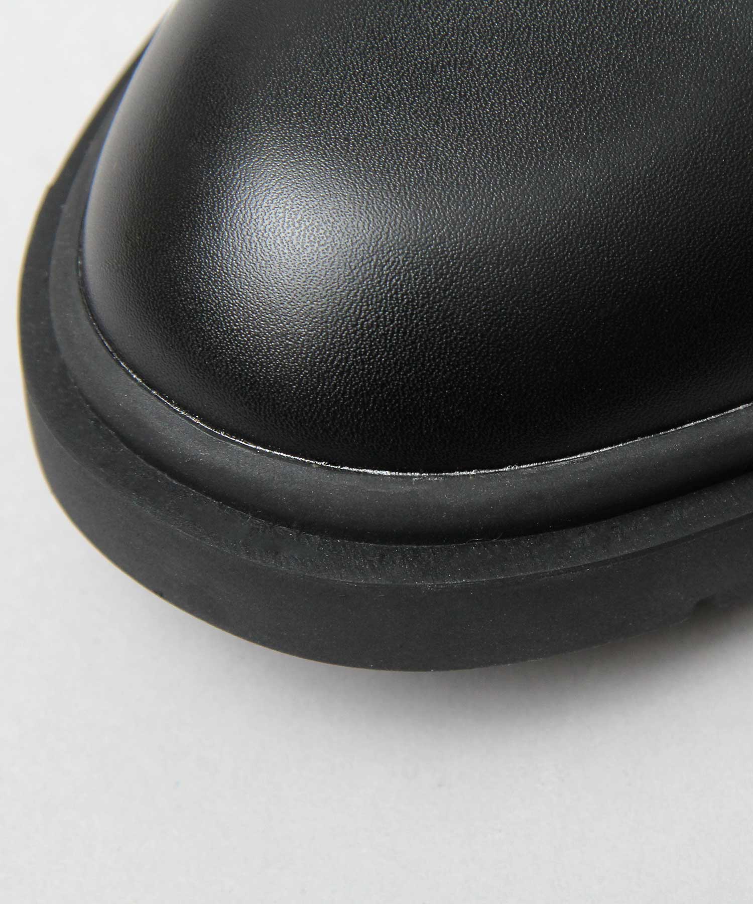 glabella 牛津鞋繫帶假皮革黑色