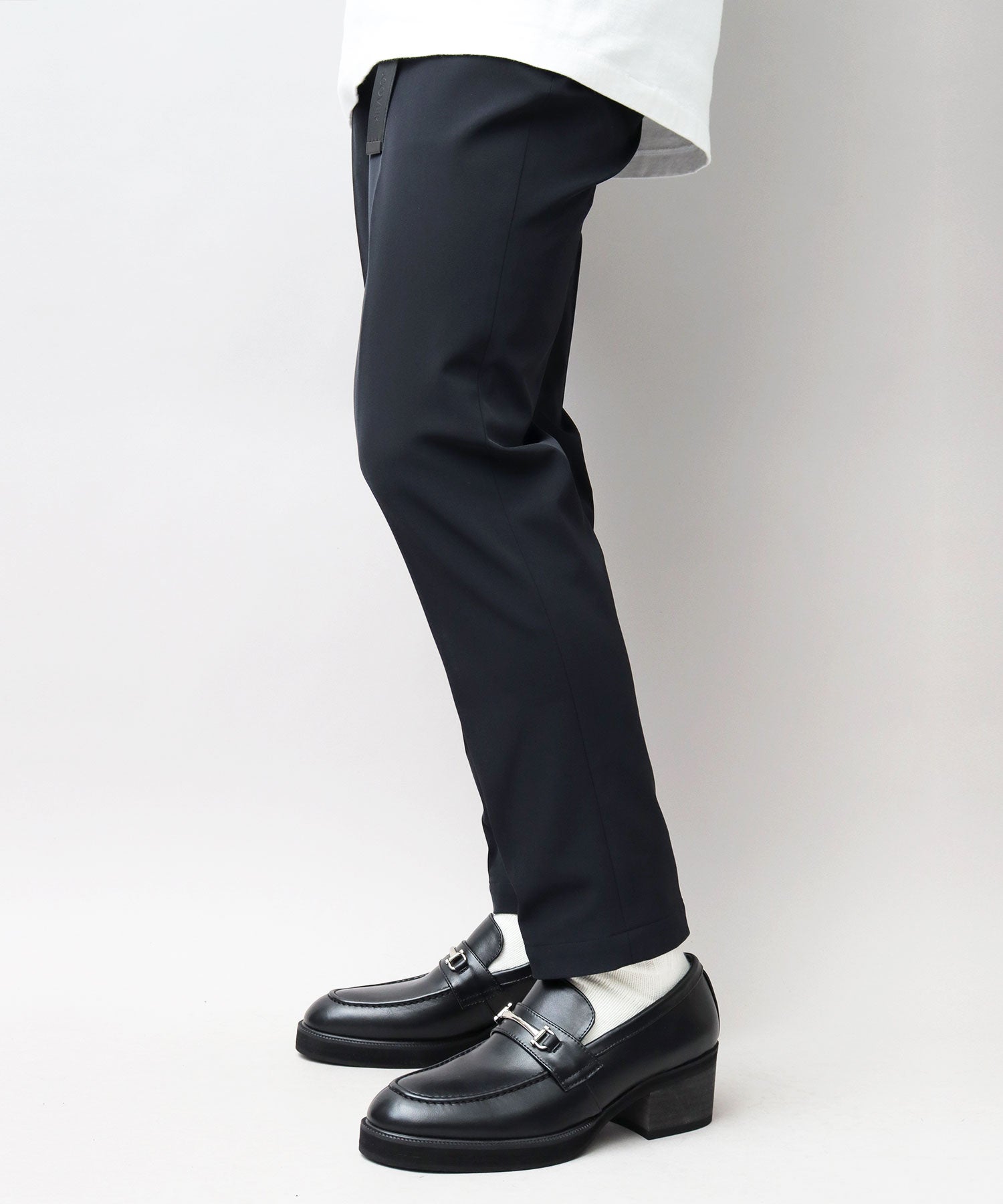 眉間樂福鞋 高跟樂福鞋 黑色