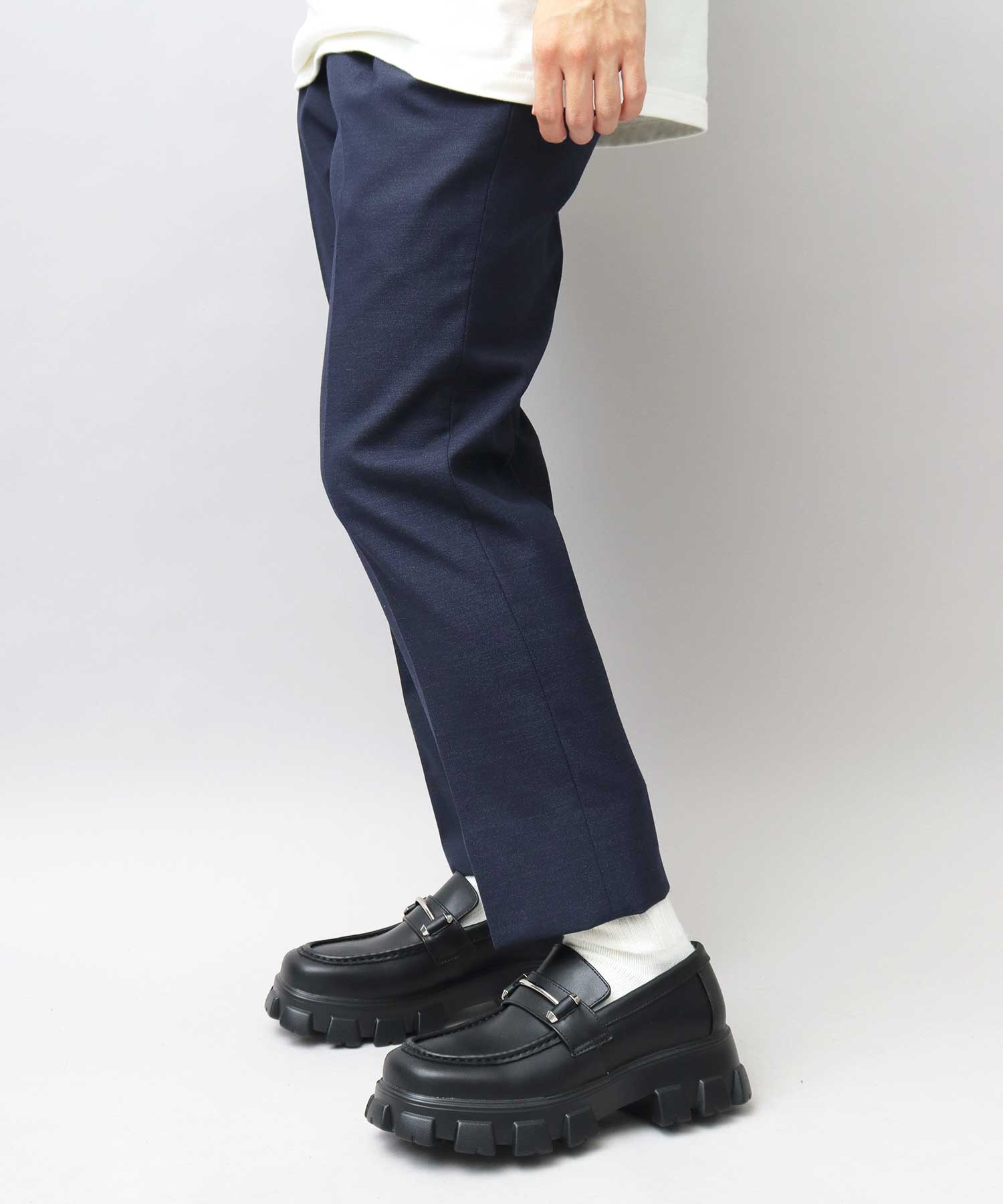 眉間厚底位樂福鞋男士樂福鞋男鞋黑色黑色簡約