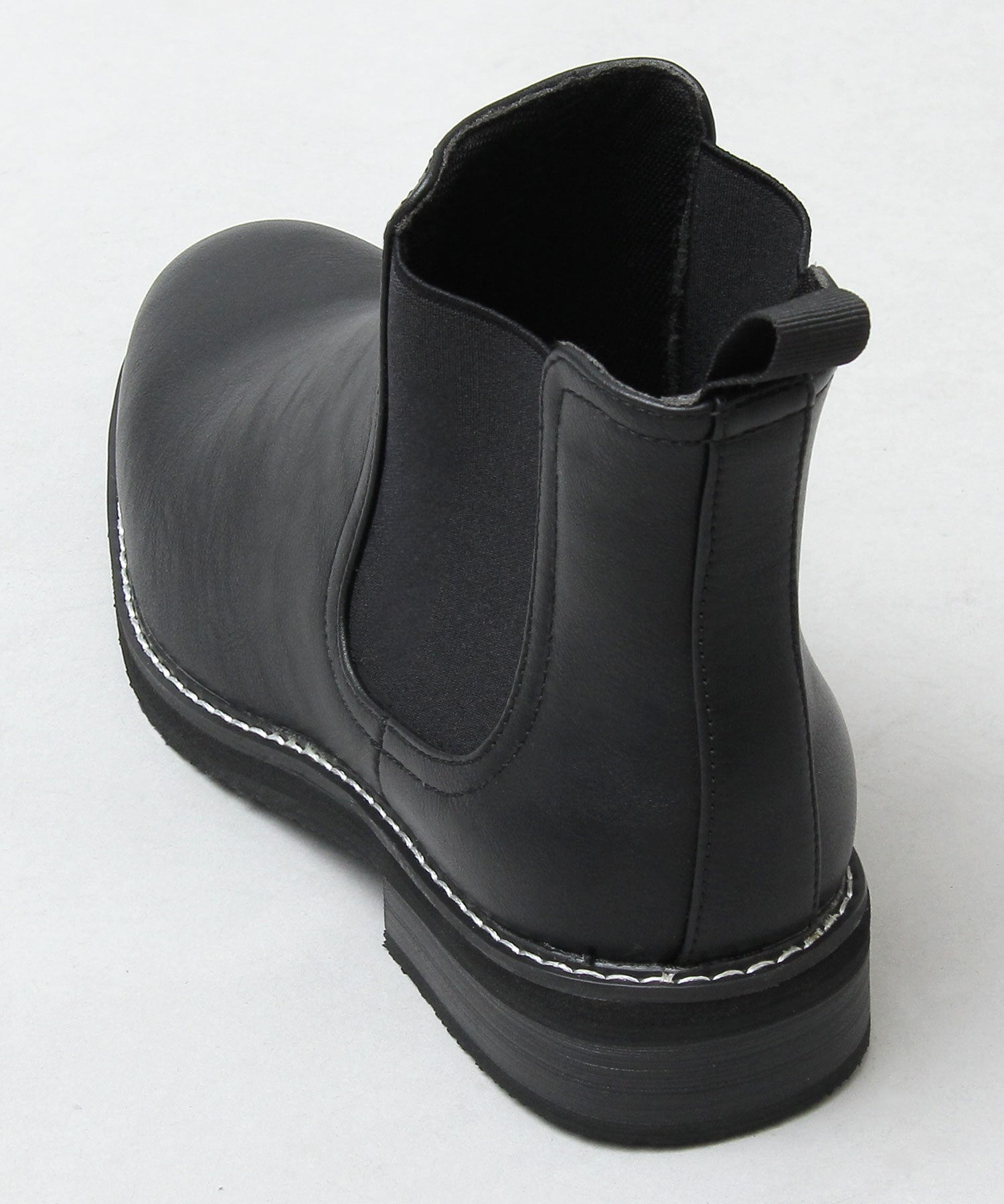 眉間戈爾男士靴子絨面革切爾西靴