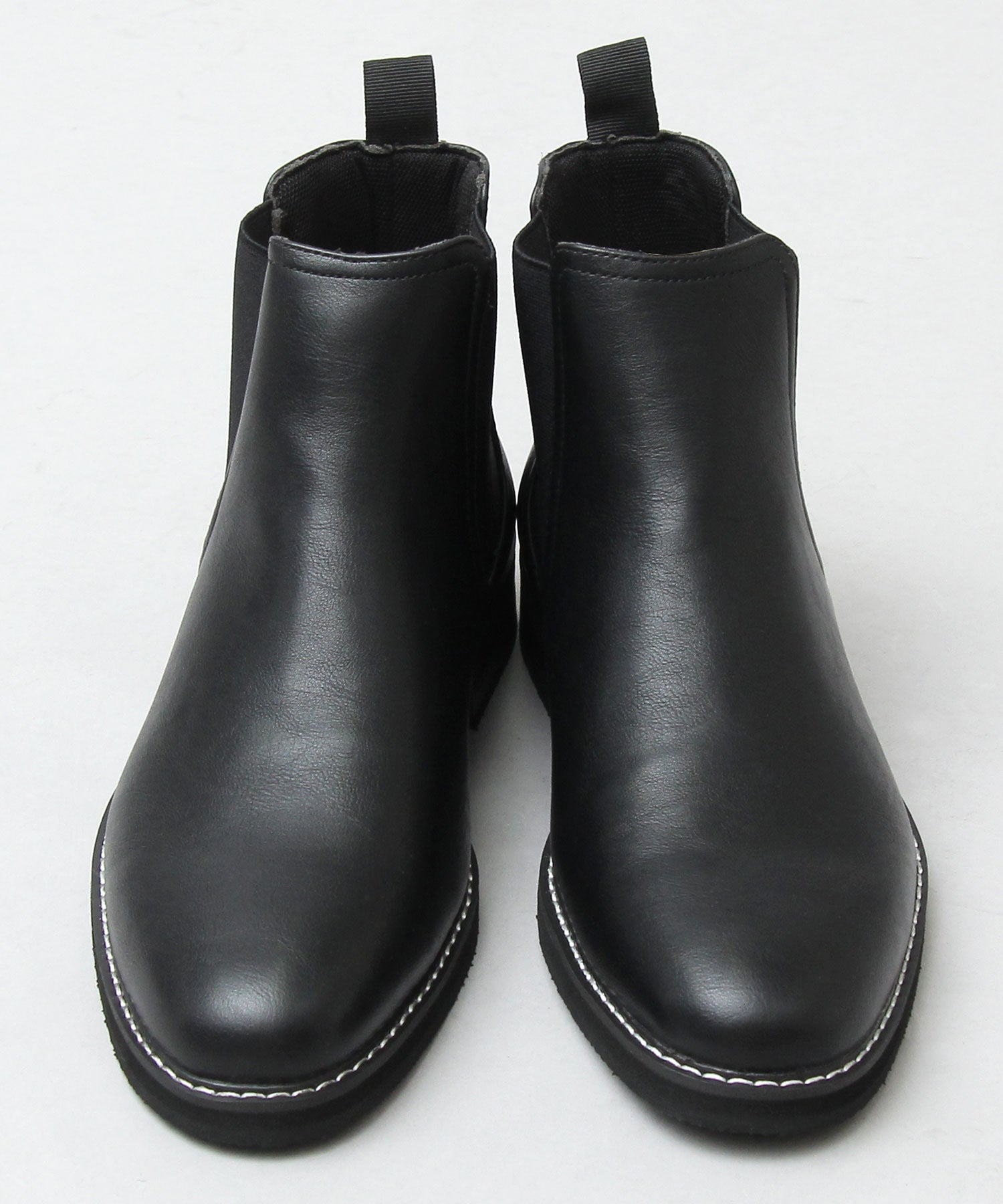 眉間戈爾男士靴子絨面革切爾西靴