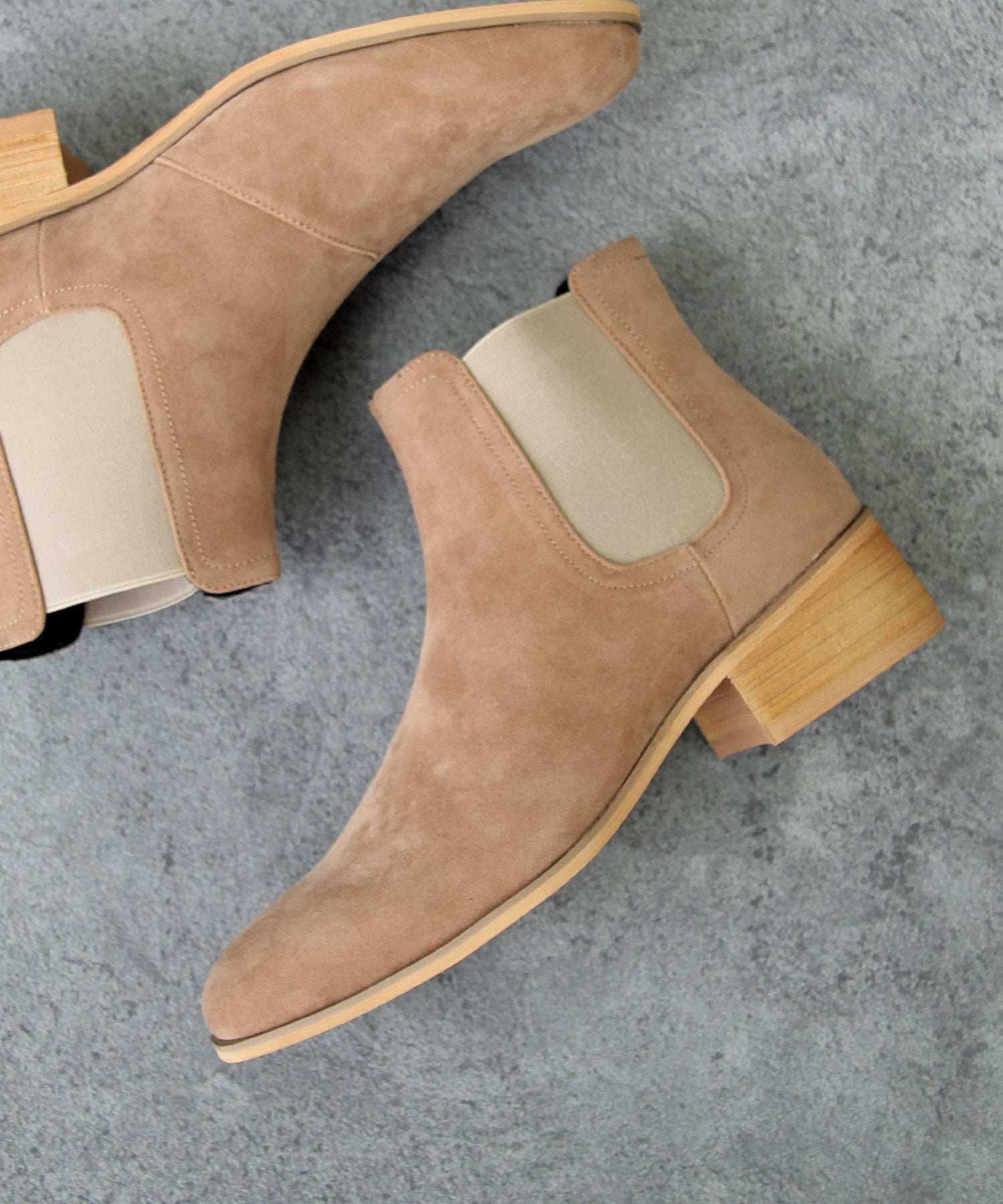 眉間戈爾靴休閒靴男士靴子切爾西靴