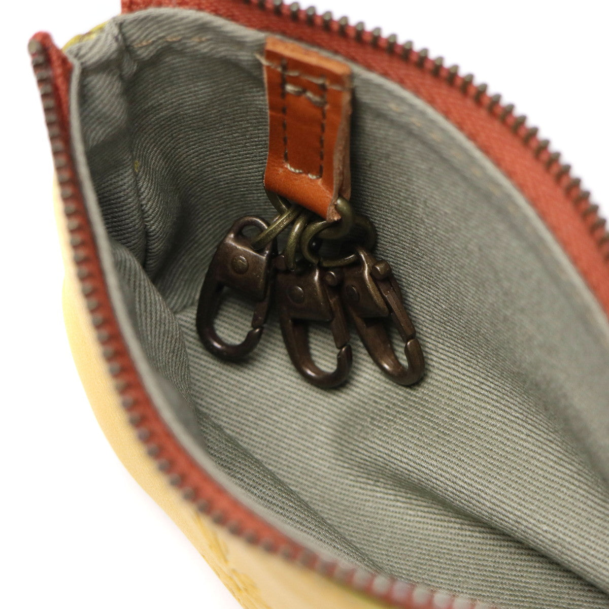 アルベロ ALBERO キーケース レディース スマートキー 小銭入れ ブランド 革 おしゃれ 本革 レザー コンパクト 小物入れ ミニポーチ 鍵入れ 鍵 日本製 LYON リヨン 4364 (ブルーグリーン×バーガンディ) ブルーグリーン×バーガンディ