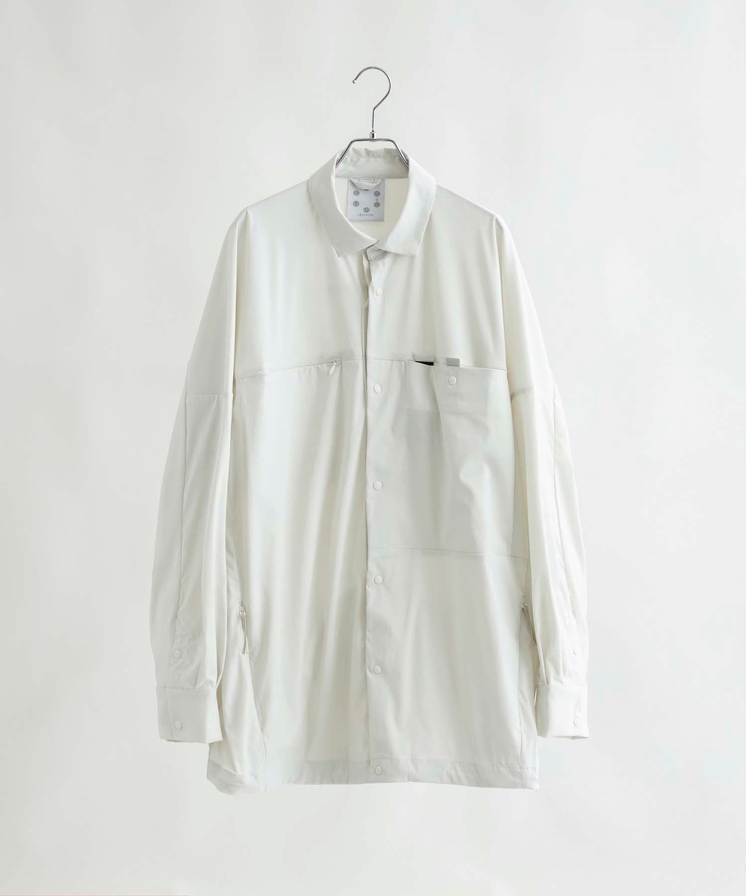 アルクフェニックス alk phenix alk phenix Square Pocket Shirts KAR ロングスリーブシャツ ワイドシルエット メンズシャツ / karu
