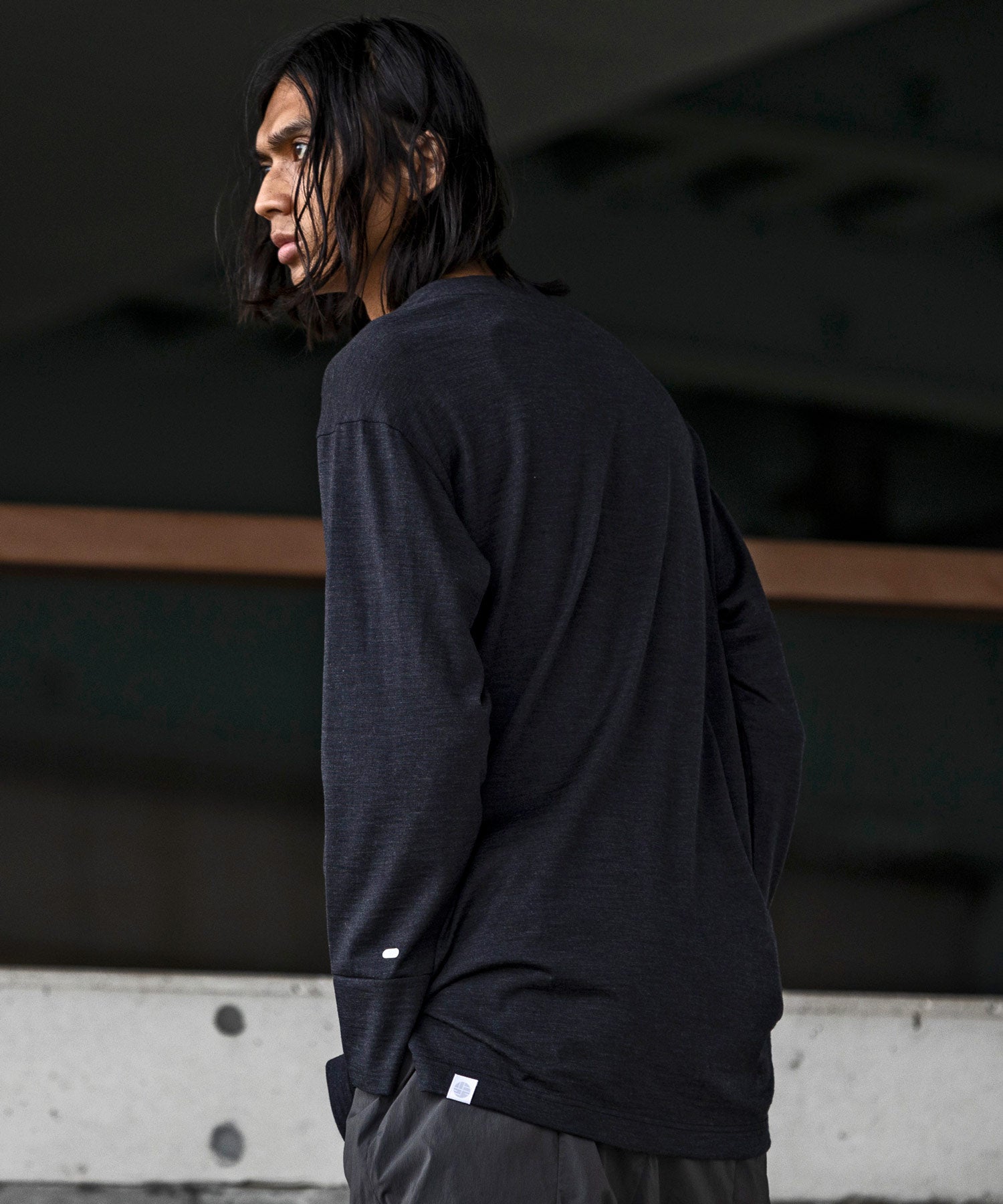 アルクフェニックス alk phenix alk phenix Wool Blend Nomadic Shirts WOL ウールジャージー素材 断熱 防臭 ドライ ロングスリーブ