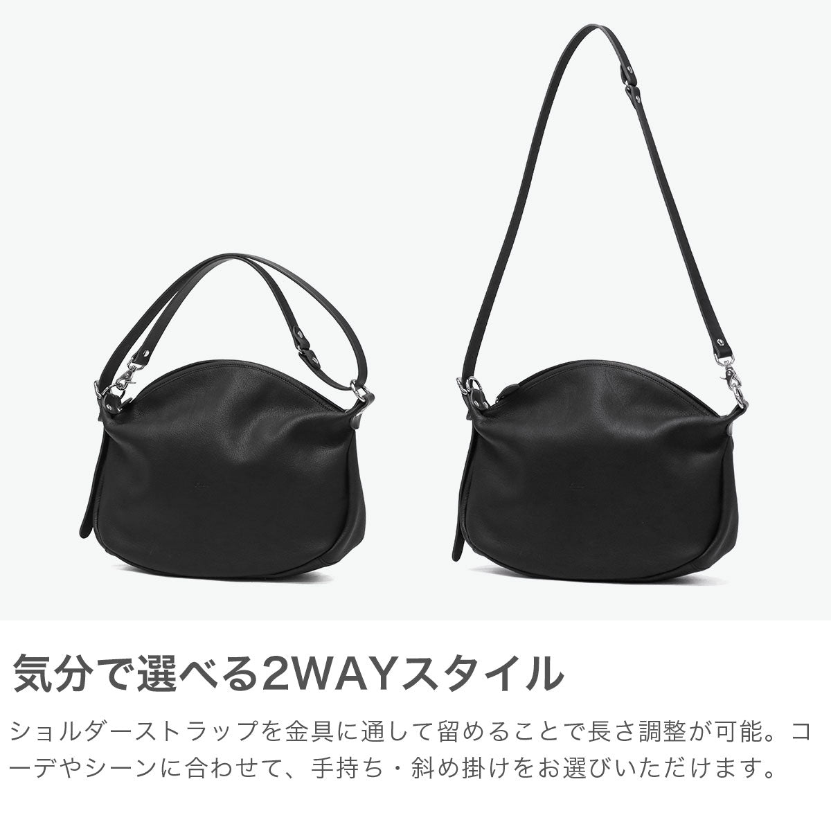アンサ Ense ショルダーバッグ レディース バッグ レザー ブランド 革 本革 斜めがけ A5 シンプル Sサイズ 山羊革 ハンドバッグ 大人 2WAY 日本製 goat shoulder S GL603F (グレージュ) グレージュ