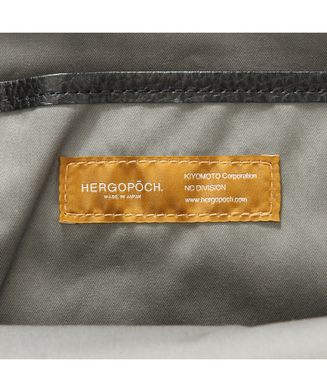 HERGOPOCH ER Embossed Leather Business Backpack for Men Brand Commuting leather Genuine Leather Made in Japan A4 PC 14 inches HERGOPOCH ER-BPM