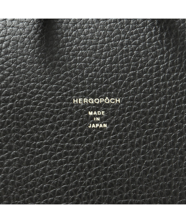 HERGOPOCH ER Embossed Leather Business Backpack for Men Brand Commuting leather Genuine Leather Made in Japan A4 PC 14 inches HERGOPOCH ER-BPM