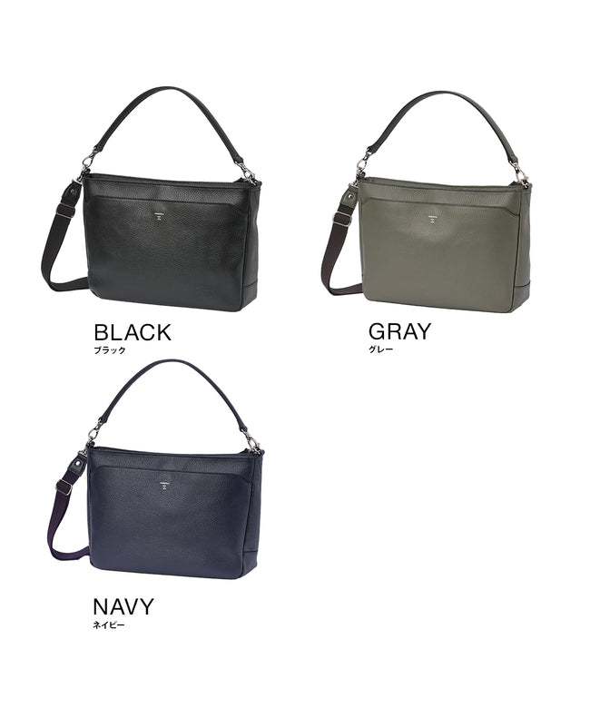 エルゴポック HERGOPOCH エルゴポック ER エンボスレザー ショルダーバッグ ハンドバッグ メンズ ブランド レザー 本革 日本製 A4 2WAY HERGOPOCH ERーSLM2