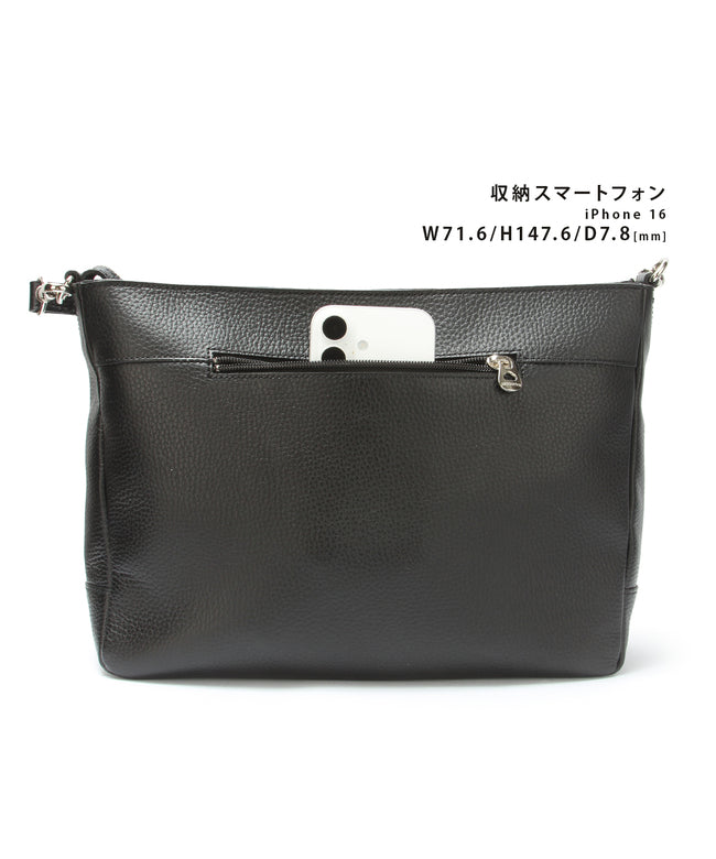 エルゴポック HERGOPOCH エルゴポック ER エンボスレザー ショルダーバッグ ハンドバッグ メンズ ブランド レザー 本革 日本製 A4 2WAY HERGOPOCH ERーSLM2