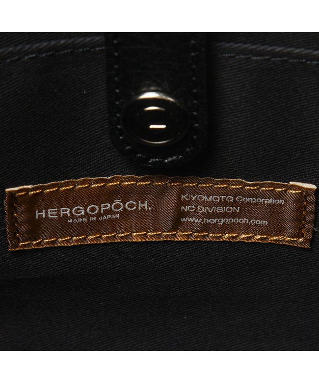 エルゴポック HERGOPOCH エルゴポック ER エンボスレザー ショルダーバッグ ハンドバッグ メンズ ブランド レザー 本革 日本製 A4 2WAY HERGOPOCH ERーSLM2