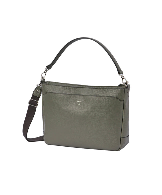 エルゴポック HERGOPOCH エルゴポック ER エンボスレザー ショルダーバッグ ハンドバッグ メンズ ブランド レザー 本革 日本製 A4 2WAY HERGOPOCH ERーSLM2