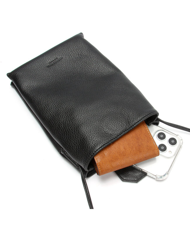 HERGOPOCH Shoulder Bag Men's Brand leather Genuine Leather Lightweight Made in Japan Crossbody Small Vertical Neck Pouch HERGOPOCH TC-RS