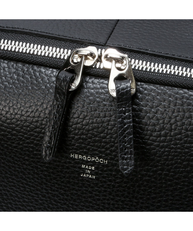 エルゴポック HERGOPOCH 新商品/エルゴポック/ビジネスリュックB4/ファスナーポケット/キャリーケース用ループ/レザーネームタグ【er-bp2】