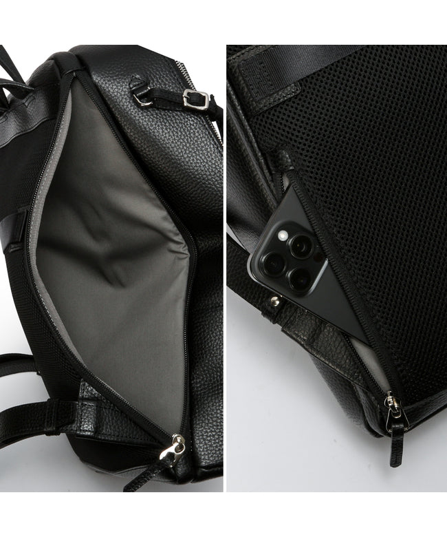 エルゴポック HERGOPOCH 新商品/エルゴポック/ビジネスリュックB4/ファスナーポケット/キャリーケース用ループ/レザーネームタグ【er-bp2】