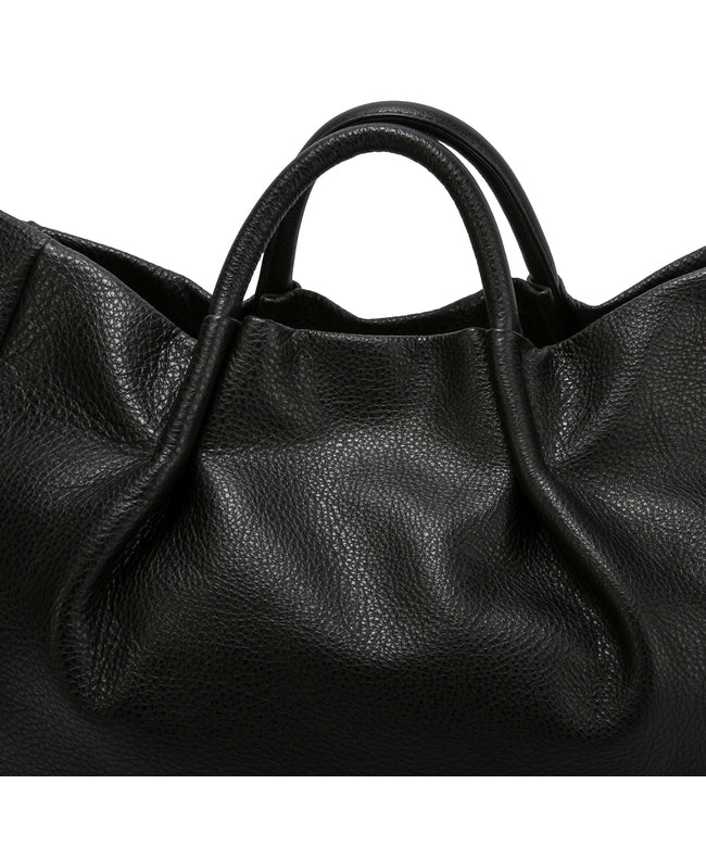 エルゴポック HERGOPOCH 新商品/エルゴポック/TC/Soft Shrink Leather/2WAYトートバッグ/ファスナーポケット/2WAY/バックル式ショルダーストラップ【tc-t (トープ) トープ