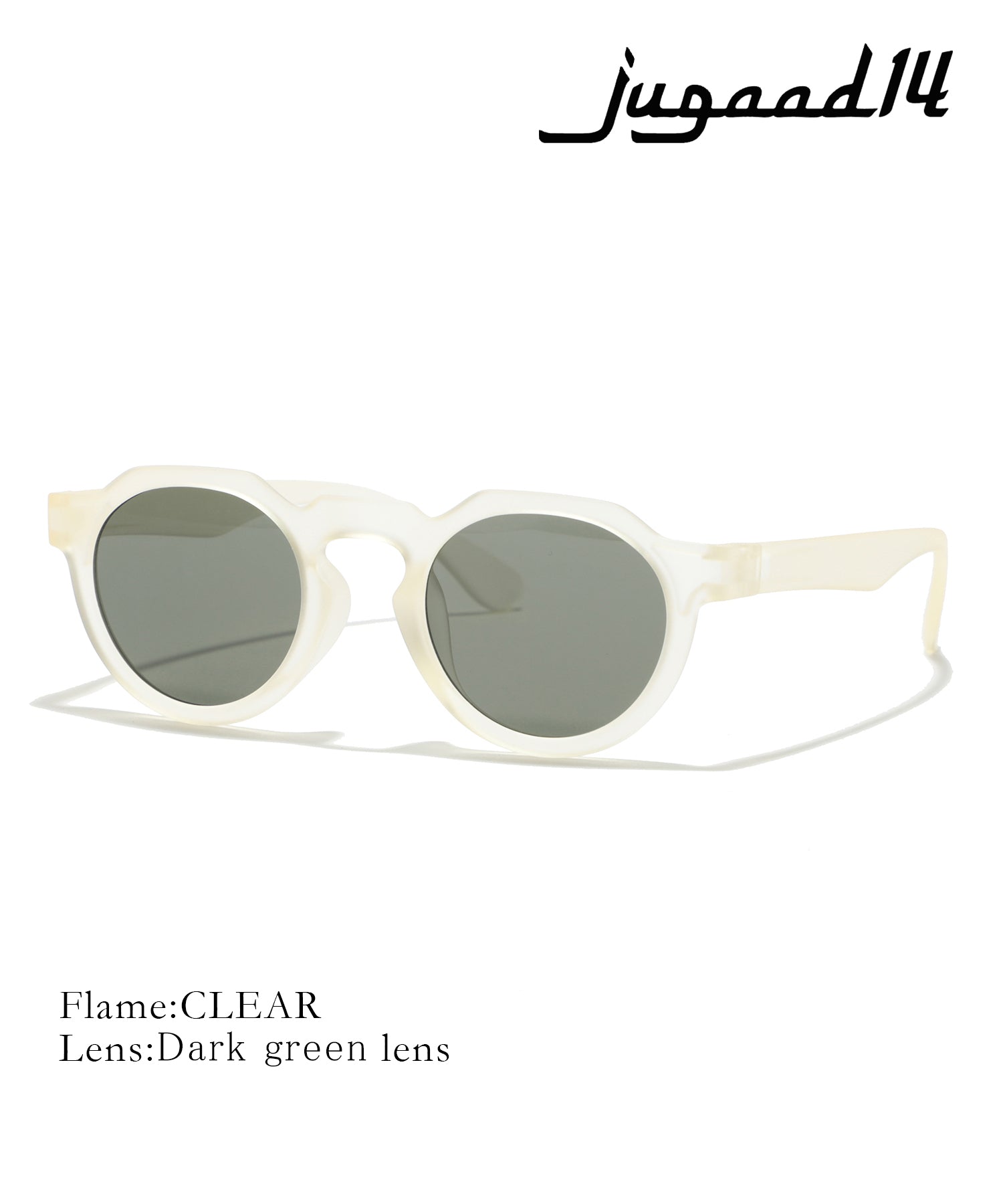 ジュガードフォーティーン jugaad14 【Jugaad14 / ジュガードフォーティーン】HORIZON GRIP MATTE 日本製 鯖江製 UV防護 太陽眼鏡 偏光調光 鏡片