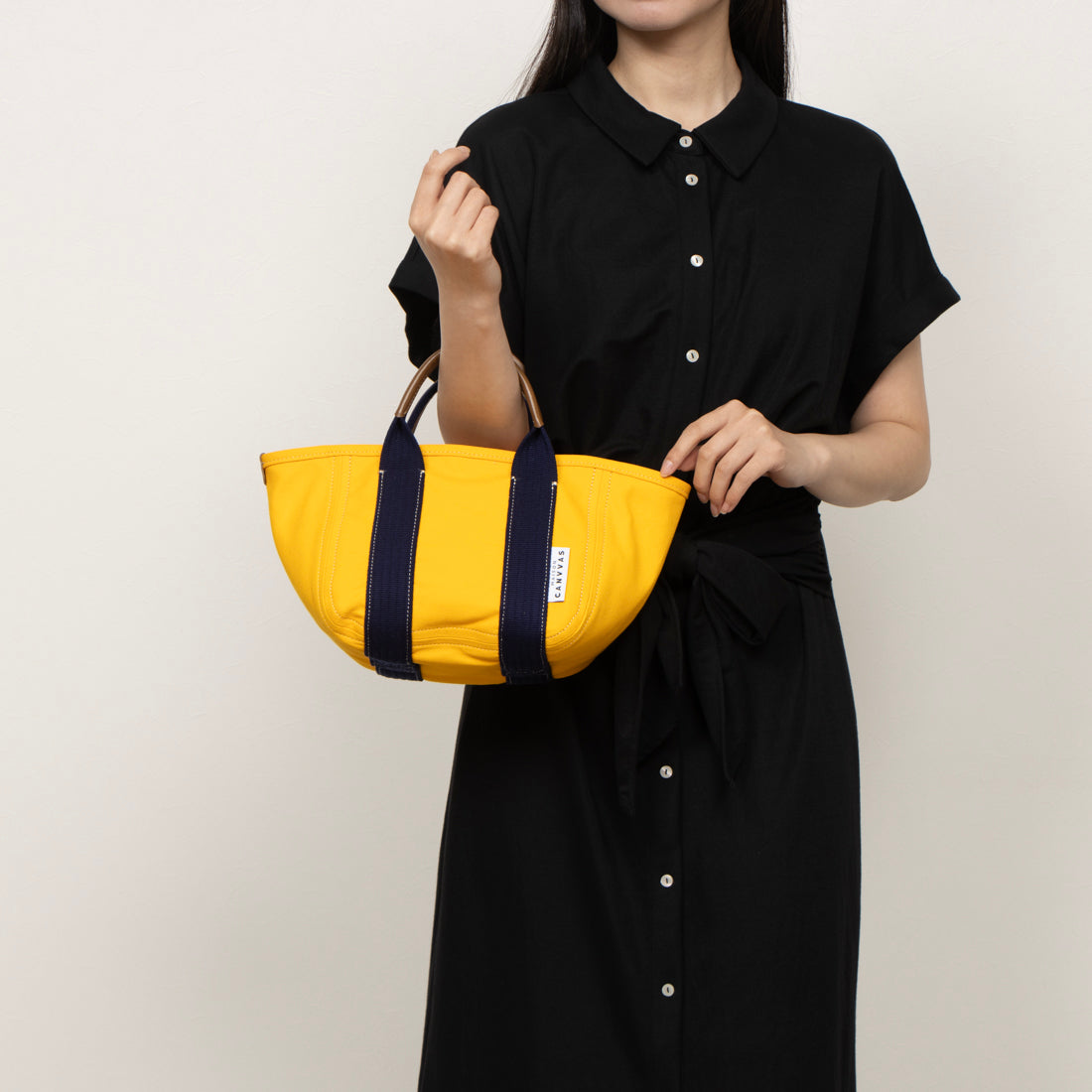 メゾンキャンバス MAISON CANVVAS M1008 MAISON CANVVAS TOTE SS (イエロー) イエロー